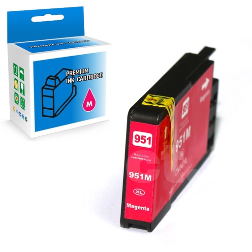 [164140315889] HP 951XL CN047AN Compatible Magenta High Yield Ink Cartridge -1 Pack