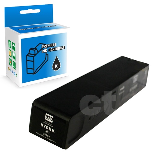 [164140115946] HP 970XL CN625AM Compatible Black High Yield Ink Cartridge -1 Pack