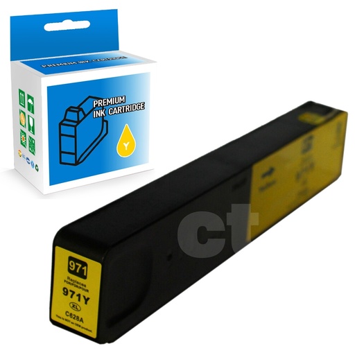 [164140415978] HP 971XL CN628AM Compatible Yellow High Yield Ink Cartridge -1 Pack