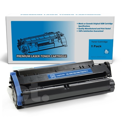 [162110110496] Canon C106 0264B001 Compatible Black Standard Yield Toner Cartridge -1 Pack