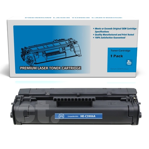 [162140116390] HP C3906A (06A) Compatible Black Standard Yield Toner Cartridge -1 Pack