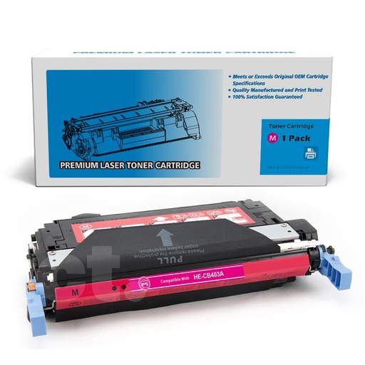 [162140311160] HP CB403A 642A Remanufactured Magenta Standard Yield Toner Cartridge -1 Pack
