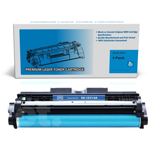[163140117080] HP CE314A 126A Compatible Black Standard Yield Drum Imaging Unit -1 Pack