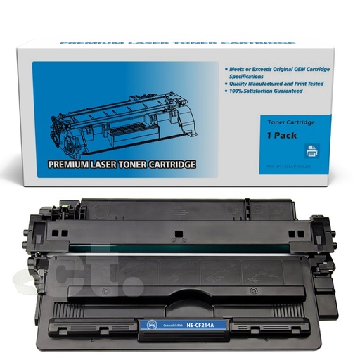 [162140111517] HP CF214A 14A Compatible Black Standard Yield Toner Cartridge -1 Pack