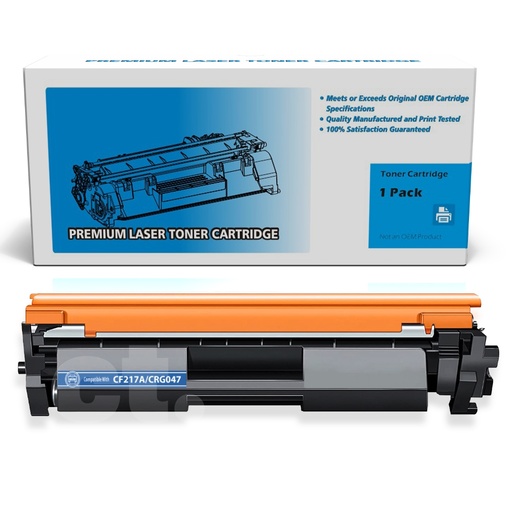 [162140111531] HP CF217A 17A Compatible Black Standard Yield Toner Cartridge -1 Pack