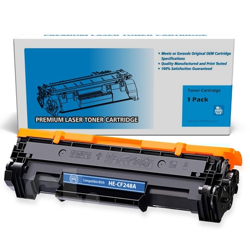 [162140111609] HP CF248A 48A Compatible Black Standard Yield Toner Cartridge -1 Pack
