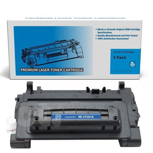 [162140111647] HP CF281A 81A Compatible Black Standard Yield Toner Cartridge -1 Pack
