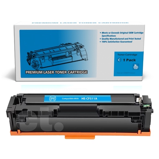 [162140211989] HP CF511A 204A Compatible Cyan Standard Yield Toner Cartridge -1 Pack