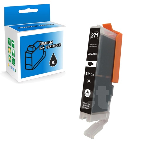 [164110114528] Canon CLI-271XL 0336C001 Compatible Black High Yield Ink Cartridge -1 Pack