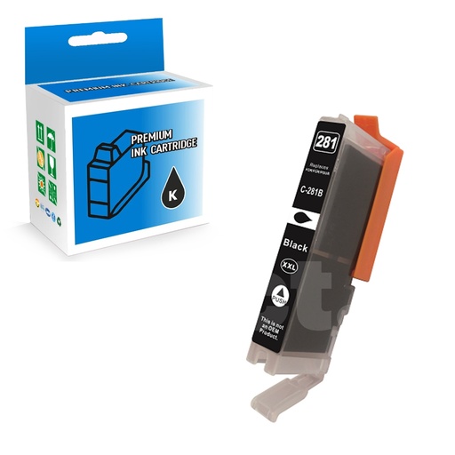 [164110114580] Canon CLI-281XXL 1983C001 Compatible Black Extra High Yield Ink Cartridge -1 Pack