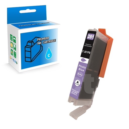 [164111414627] Canon CLI-281XXL 1984C001 Compatible Photo Blue Extra High Yield Ink Cartridge -1 Pack