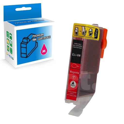 [164110316533] Canon CLI-8 Compatible Magenta Standard Yield Ink Cartridge -1 Pack