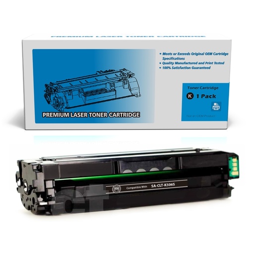 [162220113066] Samsung CLT-K506L CLTK506L Compatible Black High Yield Toner Cartridge -1 Pack
