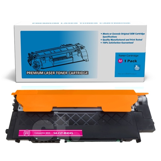 [162220312926] Samsung CLT-M404S CLTM404S Compatible Magenta Standard Yield Toner Cartridge -1 Pack