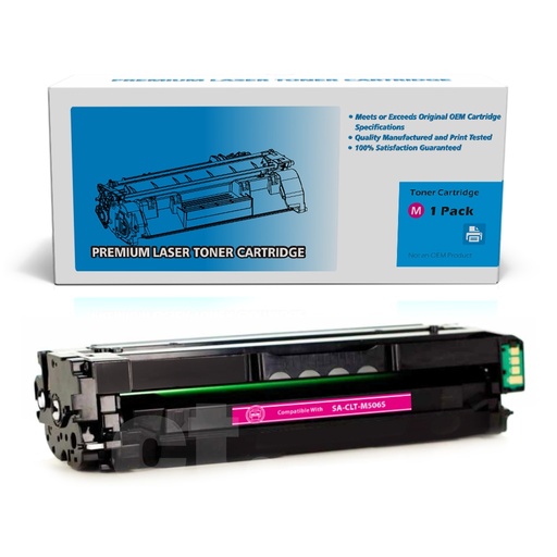 [162220313084] Samsung CLT-M506L CLTM506L Compatible Magenta High Yield Toner Cartridge -1 Pack