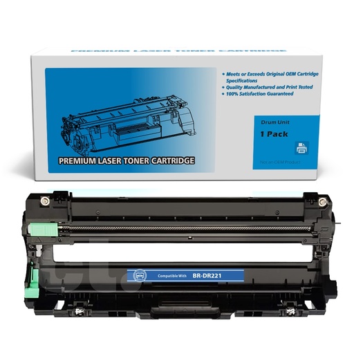 [163100513822] Brother DR-221CL DR221CL Universal Compatible BK/C/M/Y Standard Yield Drum Imaging Unit -1 Pack