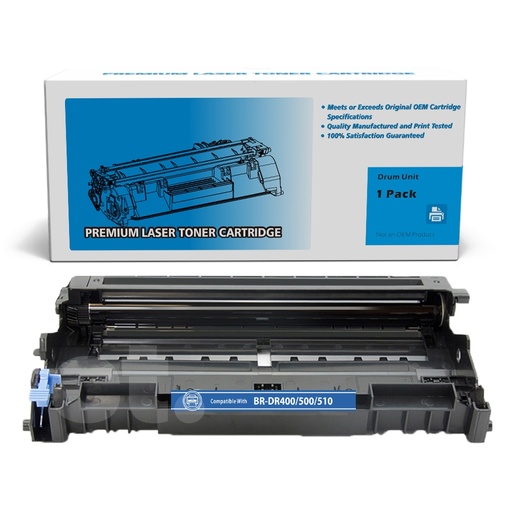 [163100113862] Brother DR-400 DR-500 DR-510 DR400 DR500 DR510 Compatible Black Standard Yield Drum Imaging Unit -1 Pack