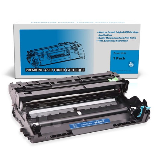 [163100113893] Brother DR-630 DR630 Compatible Black Standard Yield Drum Imaging Unit -1 Pack