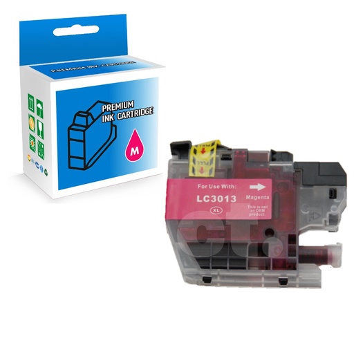 [164100314112] Brother LC3013XL Compatible Magenta High Yield Ink Cartridge -1 Pack