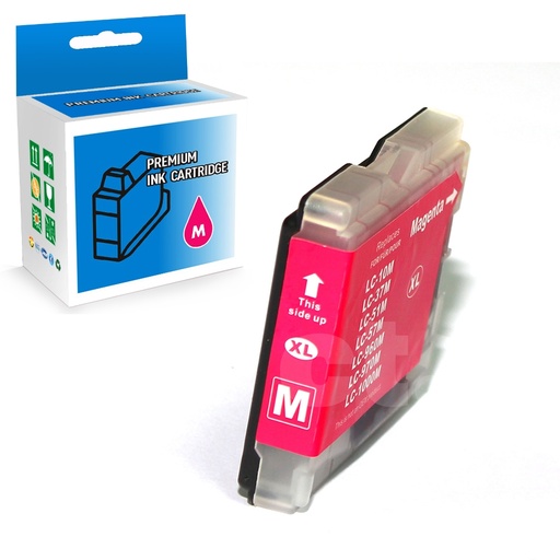 [164100314235] Brother LC51XL Compatible Magenta High Yield Ink Cartridge -1 Pack