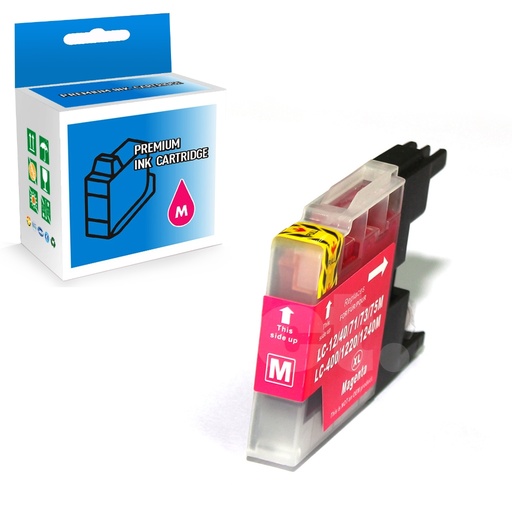 [164100314310] Brother LC71 Compatible Magenta Standard Yield Ink Cartridge -1 Pack