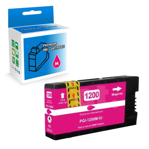 [164110314652] Canon PGI-1200XL 9197B001 Compatible Magenta High Yield Ink Cartridge -1 Pack