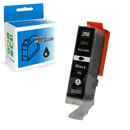 [164110114450] Canon PGI-250XL 6432B001 Compatible Black High Yield Ink Cartridge -1 Pack