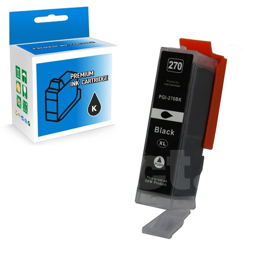 [164110114511] Canon PGI-270XL 0319C001 Compatible Black High Yield Ink Cartridge -1 Pack