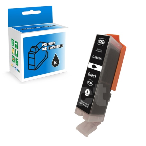 [164110114573] Canon PGI-280XXL 1967C001 Compatible Black Extra High Yield Ink Cartridge -1 Pack