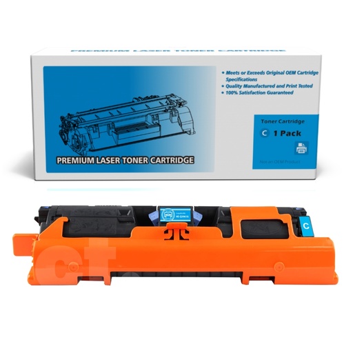 [162140212047] HP Q3961A 122A Remanufactured Cyan Standard Yield Toner Cartridge -1 Pack