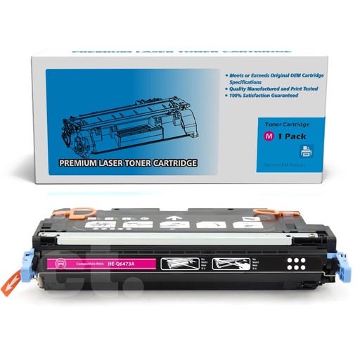 [162140312228] HP Q6473A 501A Remanufactured Magenta Standard Yield Toner Cartridge -1 Pack