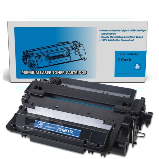 [162140112231] HP Q6511X 11X Compatible Black High Yield Toner Cartridge -1 Pack