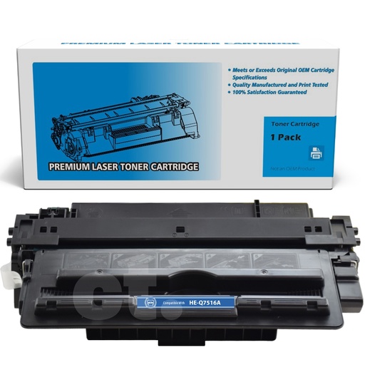 [162140117304] HP Q7516A (16A) Remanufactured Black Standard Yield Toner Cartridge -1 Pack