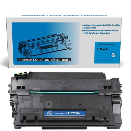 [162140112248] HP Q7551A 51A Compatible Black Standard Yield Toner Cartridge -1 Pack