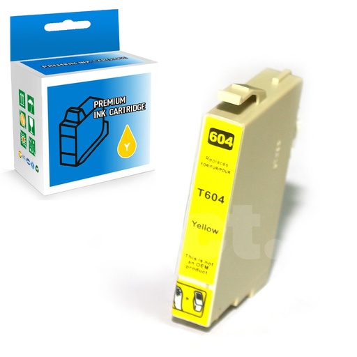 [164130414721] Epson T060420 60 Compatible Yellow Standard Yield Ink Cartridge -1 Pack