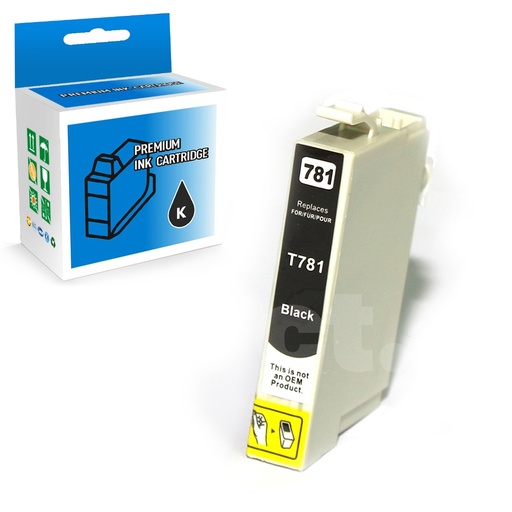 [164130114775] Epson T078120 78 Compatible Black Standard Yield Ink Cartridge -1 Pack