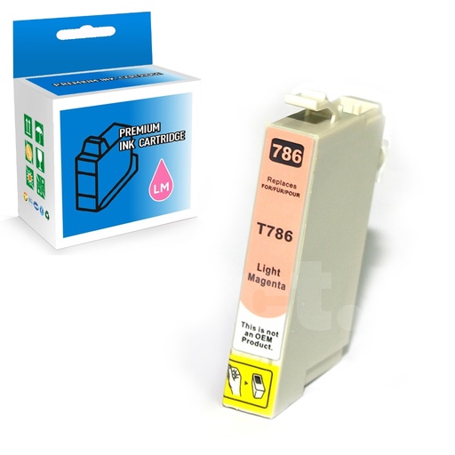 [164131014821] Epson T078620 78 Compatible Light Magenta Standard Yield Ink Cartridge -1 Pack