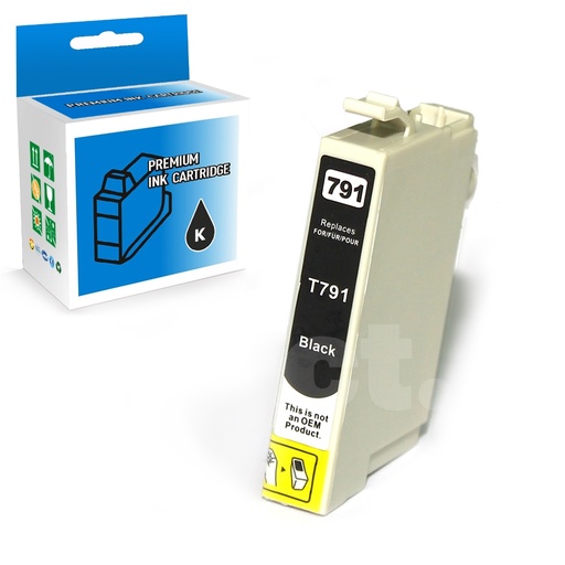 [164130114836] Epson T079120 79 Compatible Black Standard Yield Ink Cartridge -1 Pack