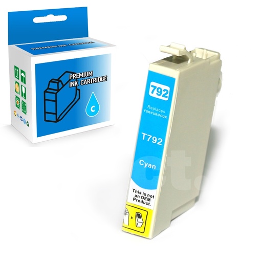 [164130214840] Epson T079220 79 Compatible Cyan Standard Yield Ink Cartridge -1 Pack