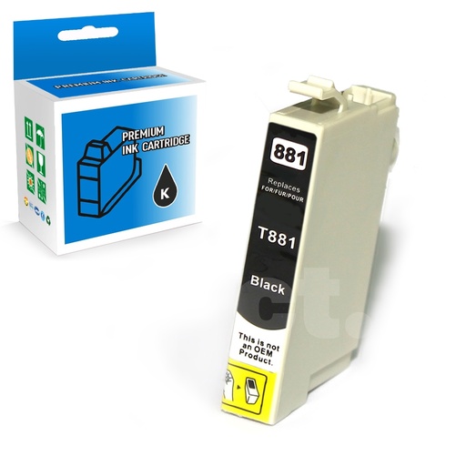 [164130116816] Epson T088 Compatible Black Standard Yield Ink Cartridge -1 Pack