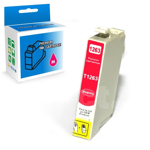 [164130314953] Epson T126320 126 Compatible Magenta Standard Yield Ink Cartridge -1 Pack