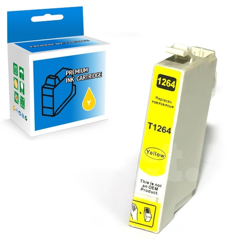 [164130414967] Epson T126420 126 Compatible Yellow Standard Yield Ink Cartridge -1 Pack