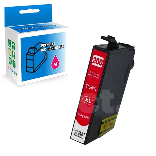 [164130314991] Epson T200XL320 200 XL Compatible Magenta High Yield Ink Cartridge -1 Pack