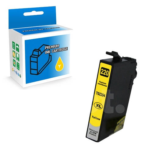 [164130416985] Epson T202XL (T202XL420) Compatible Yellow High Yield Ink Cartridge -1 Pack