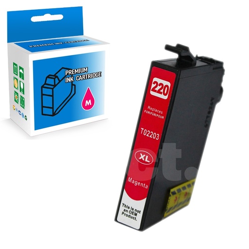 [164130315035] Epson T220XL320 220 XL Compatible Magenta High Yield Ink Cartridge -1 Pack