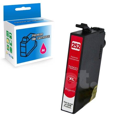 [164130315073] Epson T252XL320 252 XL Compatible Magenta High Yield Ink Cartridge -1 Pack