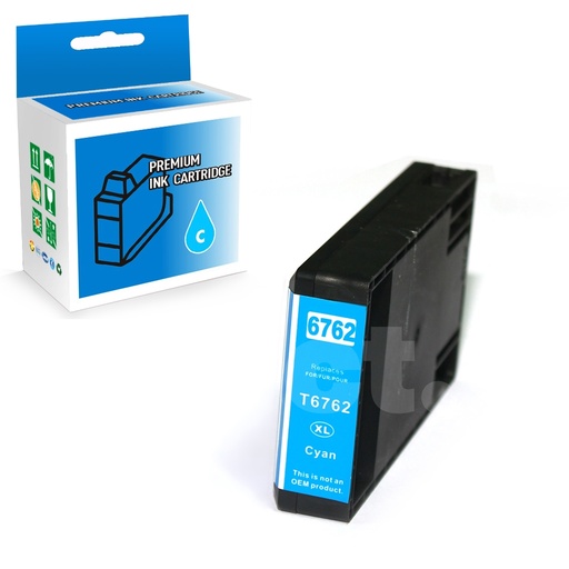[164130215205] Epson T676XL220 676 XL Compatible Cyan High Yield Ink Cartridge -1 Pack