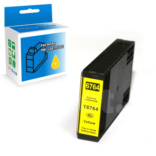 [164130415223] Epson T676XL420 676 XL Compatible Yellow High Yield Ink Cartridge -1 Pack