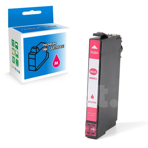 [164130317015] Epson T802XL (T802XL320) Compatible Magenta High Yield Ink Cartridge -1 Pack