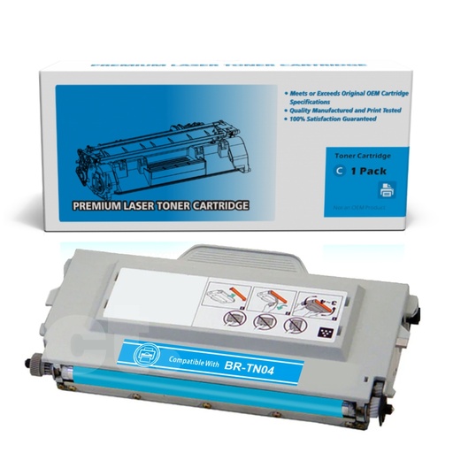 [162100210021] Brother TN-04 TN04 Remanufactured Cyan Standard Yield Toner Cartridge -1 Pack